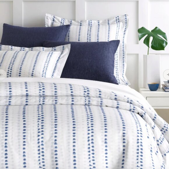 Annie Selke Ink Dots Duvet Cover King - Picture 1 of 3